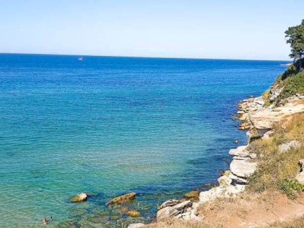 Bord de mer en Bulgarie en colonie de vacances