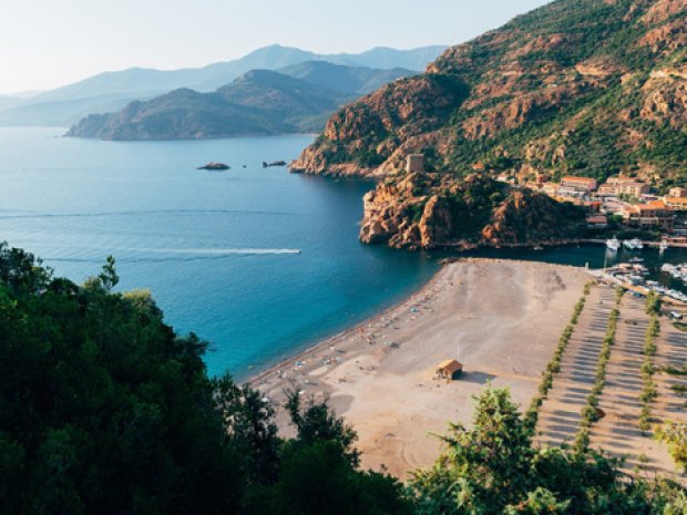 Paysage plage Sardaigne italie colonie