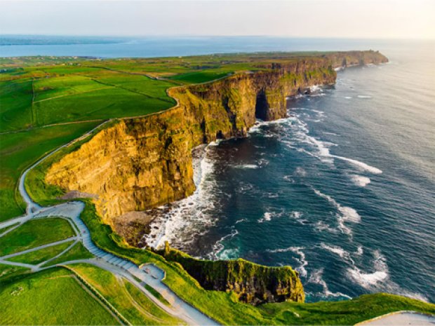 Falaises de Moher en colonie de vacances irlande
