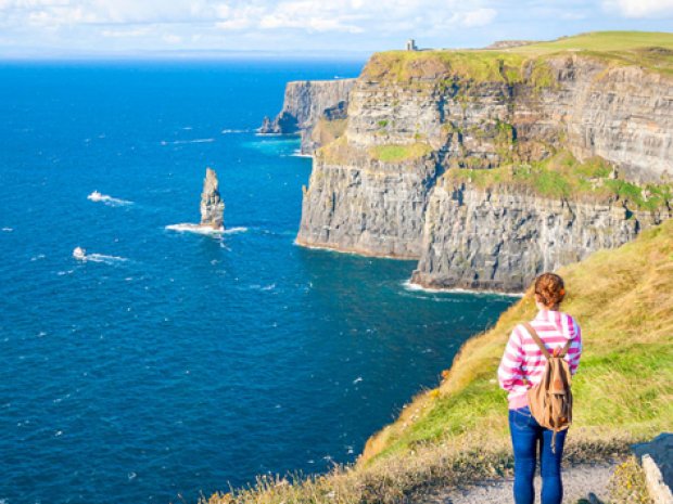 falaises de moher été irlande