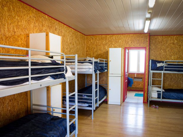 Salle de repos du centre de vacances