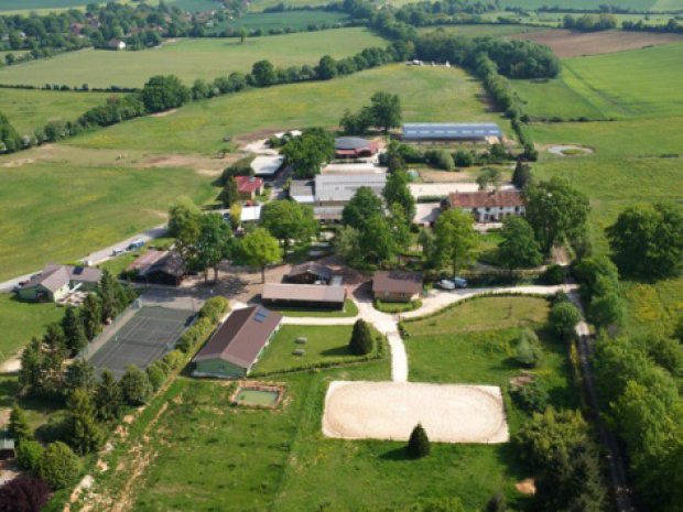 Centre du domaine de l'Esperance vue du haut