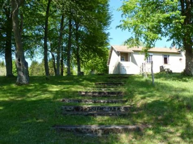 Vue sur le parc du centre de colonie de vacances