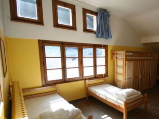 Chambre dans le chalet St Jean d'Aulps pour nos colos de vacances cet hiver