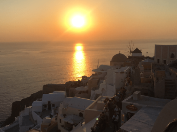 Paysage de Grèce où voyageront les ados durant leur colo de vacances en Grèce en itinérance