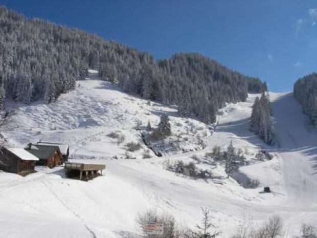 Paysage de Bellevaux en hiver