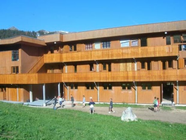 Façade du chalet Sainte Marie à Courchevel