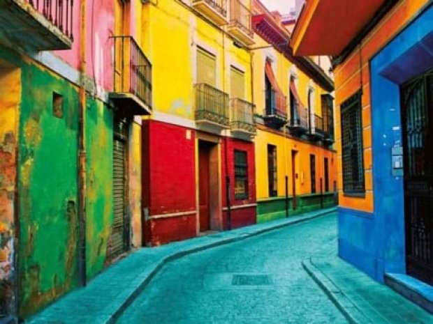 Visite des rues d'Andalousie en colonie de vacances ados en Espagne