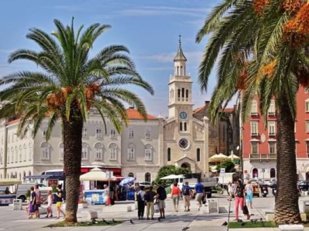 Ville de Split en Croatie