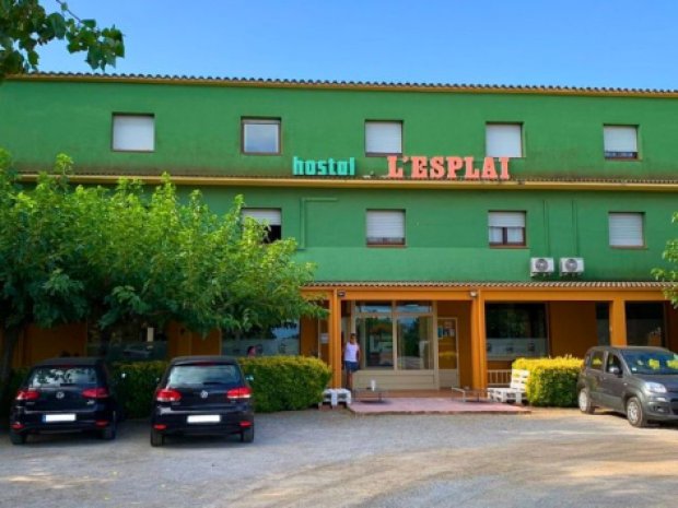 Facade du centre de vacances cet été