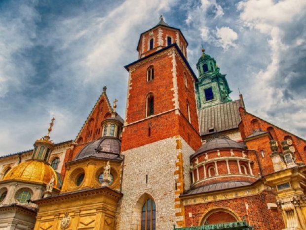 Eglise de Cracovie en Pologne
