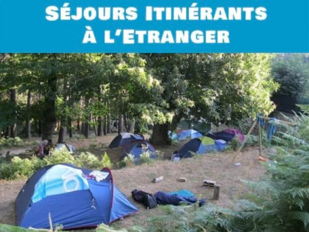 Camping du séjour itinérants pour ados en colonie de vacances