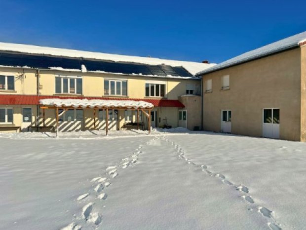 Centre de Vassieux en Vercors cet hiver 